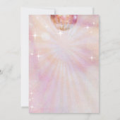 Disco Roze Blauwgroen Retro Dance 30th Birthday Pa Kaart (Achterkant)