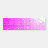 disco roze bumper sticker (Voorkant)