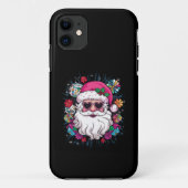 Disco Roze Kerstman Grappig Kerstfeest Case-Mate iPhone Case (Achterkant)