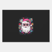 Disco Roze Kerstman Grappig Kerstfeest Inpakpapier Vel (Voorkant)