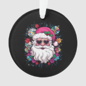 Disco Roze Kerstman Grappig Kerstfeest Ornament (voorkant)