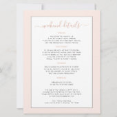 Disco roze rolschaatsen | Bachelorette Kaart (Achterkant)