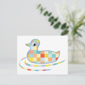 Disco Rubber Ducky Briefkaart (Staand voorkant)