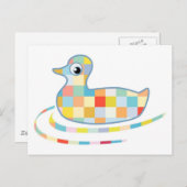 Disco Rubber Ducky Briefkaart (Voorkant / Achterkant)