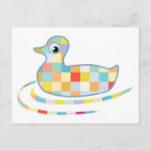 Disco Rubber Ducky Briefkaart (Voorkant)