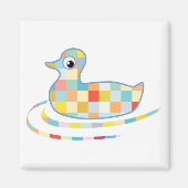 Disco Rubber Ducky Magneet (Voorkant)