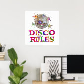 Disco Rules Poster (Thuiskantoor)