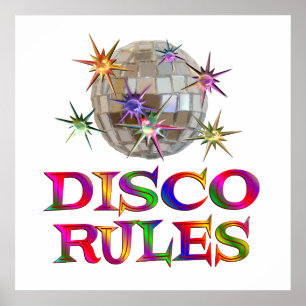 Disco Rules Poster