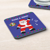 Disco Santa Bier Onderzetter (Linkerzijde)