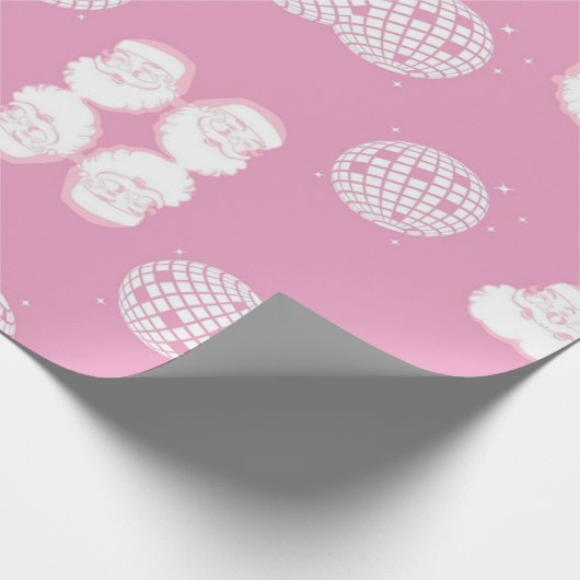 Disco Santa Christmas Cadeaupapier (Hoek)