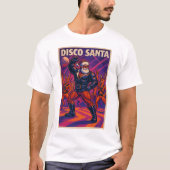 Disco Santa Gay T-Shirt | Gay Pride for Men | LGBT (Voorkant)