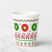 Disco Santa Papieren Bekers (Voorkant)