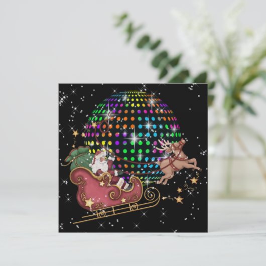 DISCO Santa - Partij - SRF Kaart (Staand voorkant)