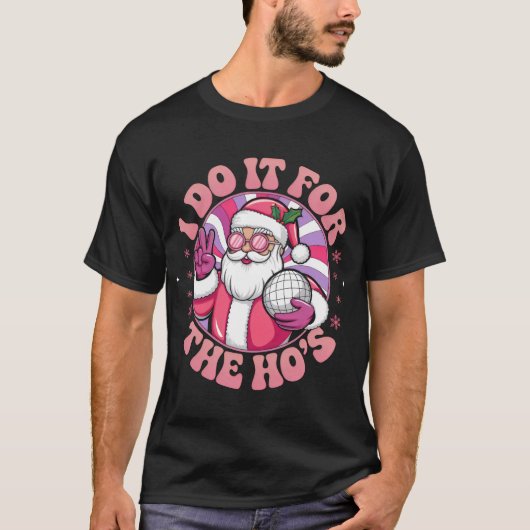 Disco Santa T-shirt (Voorkant)