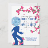 Disco Santorini Music Bougainvillea Vrijgezellenfe Kaart (Voorkant)