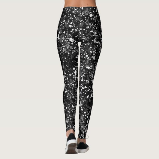 Disco Silver Glam  Leggings (Achterkant)