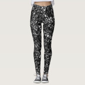 Disco Silver Glam  Leggings (Voorkant)