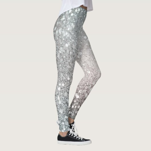 Disco Silver Glam  Leggings (Rechts)
