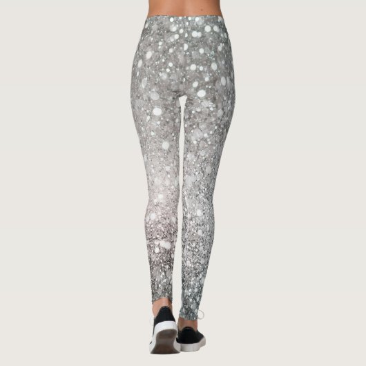Disco Silver Glam  Leggings (Achterkant)