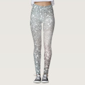 Disco Silver Glam  Leggings (Voorkant)