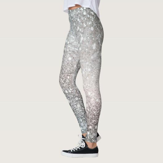 Disco Silver Glam  Leggings (Links)