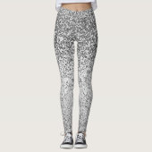 Disco Silver Glam  Leggings (Voorkant)