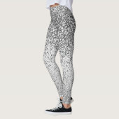Disco Silver Glam  Leggings (Links)
