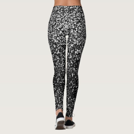 Disco Silver Glam  Leggings (Achterkant)