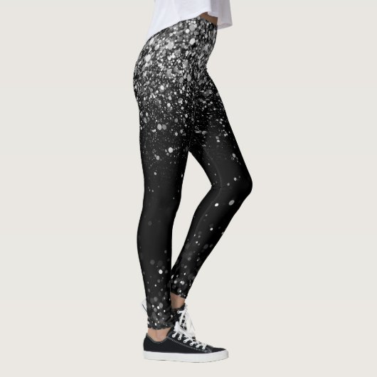 Disco Silver Glam  Leggings (Rechts)