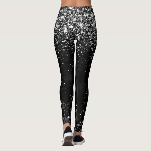 Disco Silver Glam  Leggings (Achterkant)