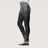 Disco Silver Glam  Leggings (Links)