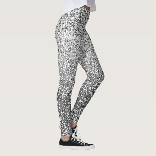 Disco Silver Glam  Leggings (Rechts)