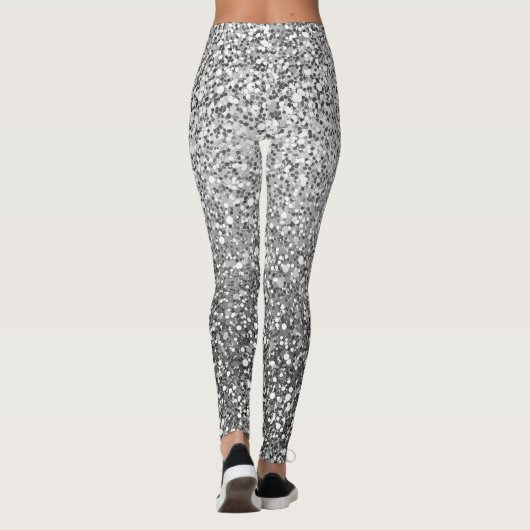 Disco Silver Glam  Leggings (Achterkant)