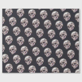 Disco Skull Black Gift Cadeaupapier (Vlak)