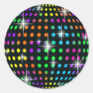 Disco Spiegelbal Stickers