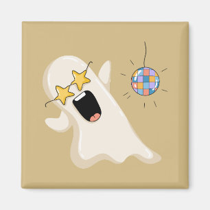 Disco-spook met sterrenbril magneet