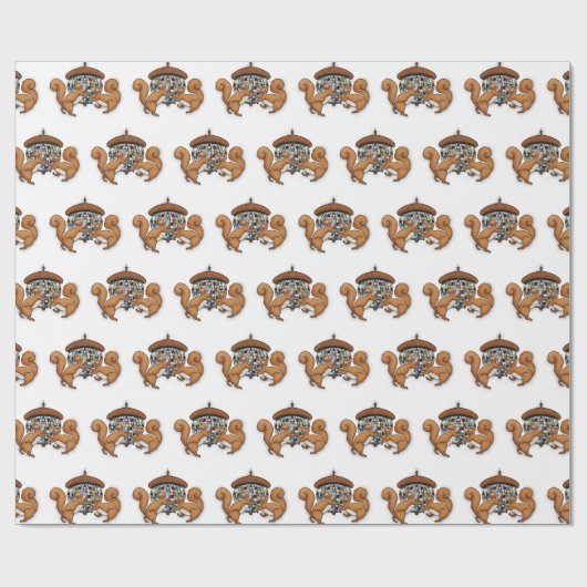 Disco Squirrels Birthday Cadeaupapier (Vlak)