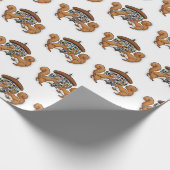Disco Squirrels Birthday Cadeaupapier (Hoek)