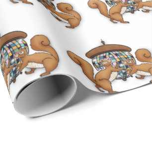 Disco Squirrels Birthday Cadeaupapier