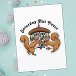 Disco Squirrels Briefkaart<br><div class="desc">Stuur iemand een glimlach en een giggle met dit grappige briefkaart van zaterdag Nut Fever! Het ontwerp bevat twee eekhoorns die dansen onder een eikelvormige disco bal! Een leuke, feestelijke, Herfst kaart, perfect voor vrienden die je humor krijgen en als een geweldige pun! Viel het beste van het disco-tijdperk van...</div>