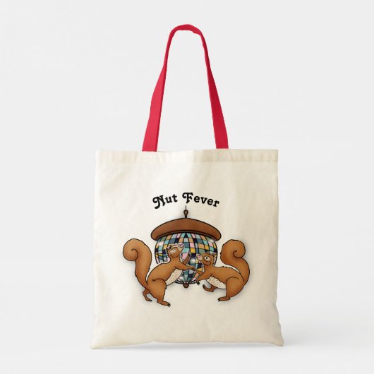 Disco Squirrels Nut Fever Tote Bag (Achterkant)