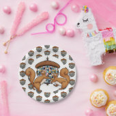 Disco Squirrels Papieren Bordje (Feest)