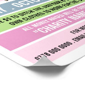 Disco-stijl, Casual dress-dag fundraiser Advert Poster (Hoek)