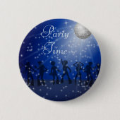 Disco-stijl van de partij, 2¼-inch ronde Button (Voorkant)