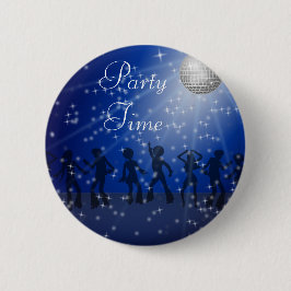 Disco-stijl van de partij, 2¼-inch ronde Button
