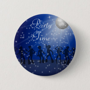 Disco-stijl van de partij, 2¼-inch ronde Button