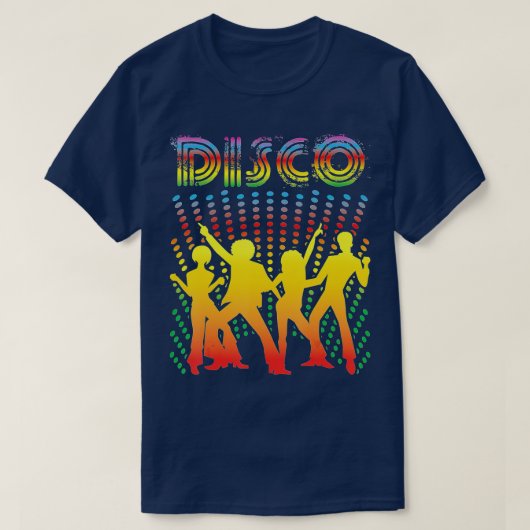 Disco -  stijldanserende retrodisco (1) t-shirt (Design voorkant)