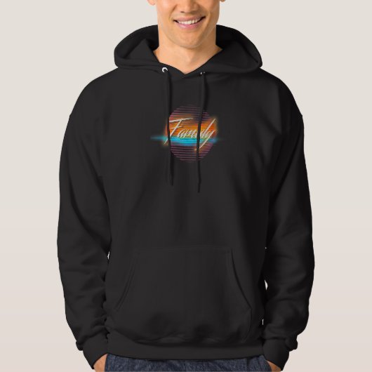 Disco Style Hbcu, beroemde 80 Hoodie (Voorkant)