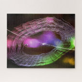 Disco Style Spider Web Puzzle Legpuzzel (Horizontaal)