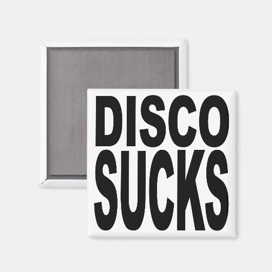 Disco Sucks Magneet (Voorkant / Achterkant)